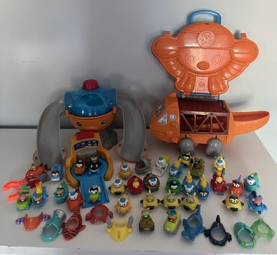 Octonauts Gup G Octopod Launcher Playset 30 Speeders Skins Plus Case Lot