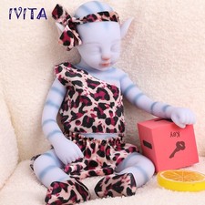 IVITA 12 inch Full Body Silicone Little Doll Avatar Boy Doll Fairy Xmas Gifts
