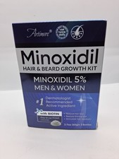 5 Minoxidil Hair And Beard Growth Kit Unscented Foam - 2.11 oz x3 Exp: 6/2028