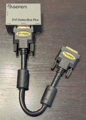 Gefen EXT-DVI-EDIDP DVI Detective Plus w/ DVI cable