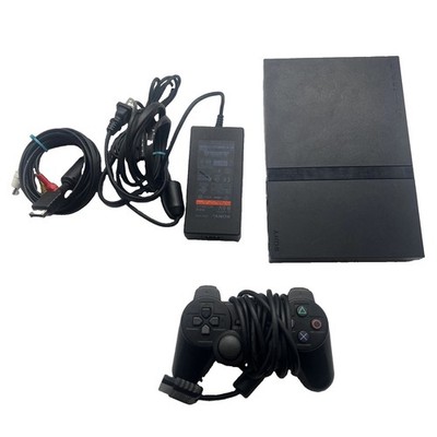 Sony PlayStation 2 PS2 Slim SCPH-75001 Console System OEM Bundle - Tested