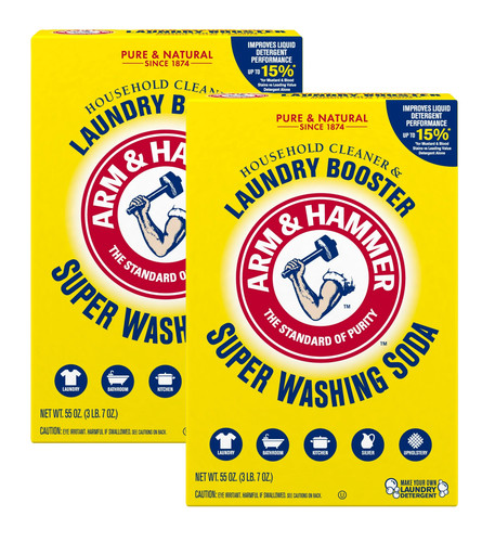 2x Arm & Hammer Super Washing Soda Detergent Booster & Household… at eBay