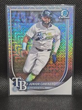 2025 Bowman Chrome - Junior Caminero #80 Mega Box Mojo Refractor