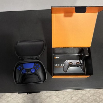 SCUF Reflex Wireless Controller Black/Blue w/ Carry Case & Box