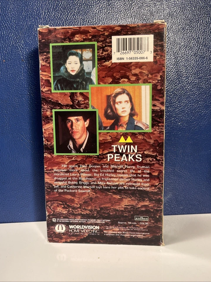 Twin Peaks VHS 7 Tape Set Original 7 Episodes (6 Of 7) SEALED! SUPER RARE!!! - Image 3 of 4