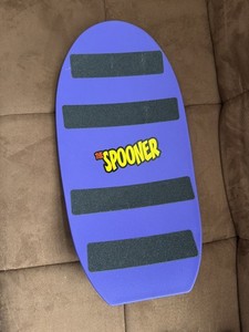 The SPOONER Ski Skating Snowboard Training Balance Yoga Workout Board Purple 22”