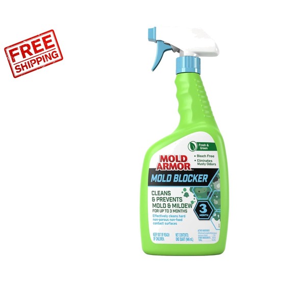 Spray bloqueador de moho 32 OZ - Protección antimicrobiana biodegradable para telas