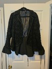 Torrid Nightmare Before Christmas Velvet Corset Jacket Blazer Size 1 Black — photo 1