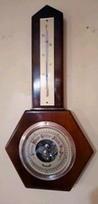 Lorister West German Vintage Aneroid Barometer And Thermometer