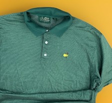 Vintage Amen Corner Masters Polo Shirt 60's Two Ply Double Mercerized Men Sz L