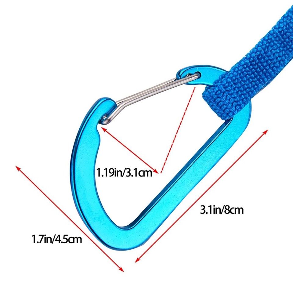 Paddle Boding 2 Pack Kayak Paddle Leash, Paddle Board Leash Fishing Lanyard Tool ...