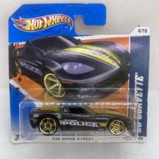 Hot Wheels 2011 #184 C6 Corvette Black HW Main Street New Sealed 