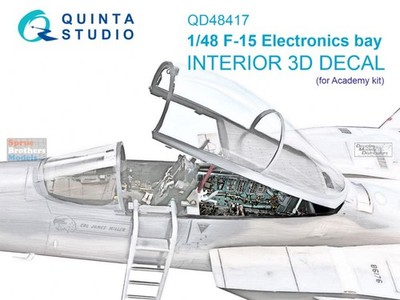 QTSQD48417 1:48 Quinta Studio Interior 3D Decal - F-15C Eagle Electronics Bay