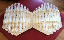 Wandleuchte Wandlampe Design alt Kristall