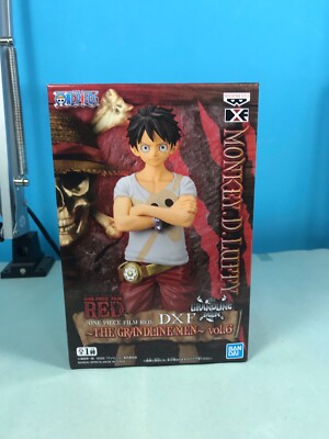*18992 One Piece Ruffy Actionfigur Statue Banpresto Bandai Film Red Monkey d