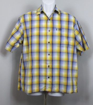 Ecko UNLTD Plaid Button Up Shirt Mens Size M Chest 47 The Knute
