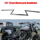 7/8" Motorcycle Handlebars Z Bar Drag Bars For Harley Yamaha Suzuki Chopper