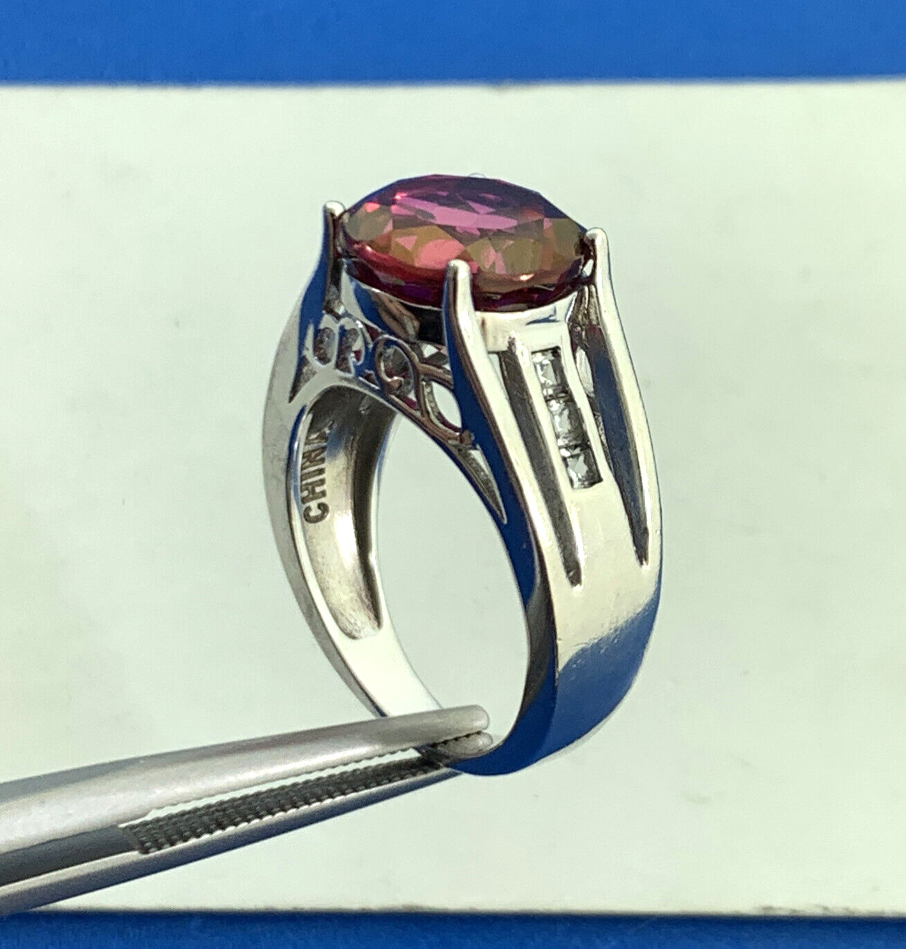 Designer BBJ 925 Sterling Silver Ruby Solitaire W… - image 7