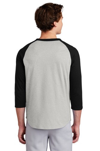 Sport-Tek T200 Men's Cotton Colorblock Raglan Sleeve Sports Jersey T-Shirt - Picture 10 of 57
