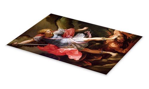 Poster Erzengel Michael besiegt Satan - Guido Reni - Bild 2 von 7