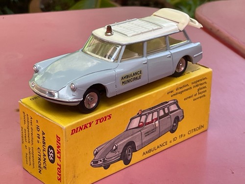 Dinky Toys 556 Citroen ID 19 DS KRANKENWAGEN neuwertig Mint in box - Bild 12 von 23
