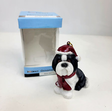 Shih Tzu Christmas Ornament Dr Direct Dog Lovers Collection Resin 3" NEW in Box