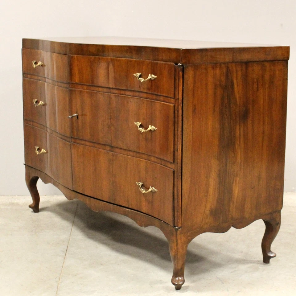 Buffet d'époque Louis XV - en noyer - Italie 18ème siècle - Photo 4/4