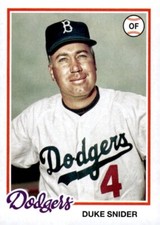 2022 Topps Archives #103 Duke Snider Brooklyn Dodgers HOF