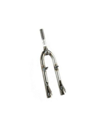 Fourche BMX 20 pouces chrome 1 filetée