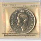 1949 Canada Silver Dollar - ICCS MS-64 - Cert #XXZ 297