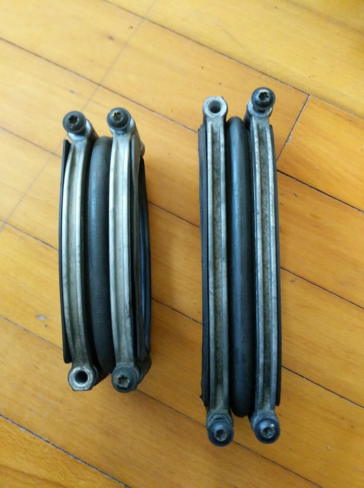 OEM SET OF SUPERCHARGER INTERCOOLER CLAMPS & BOOTS 0208 R52 R53 MINI