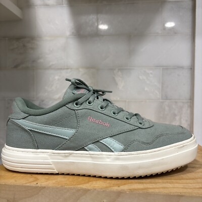 Reebok Womens  Size 7.5 Sneakers Shoe Club C Royal Techque T Bold Green Mint