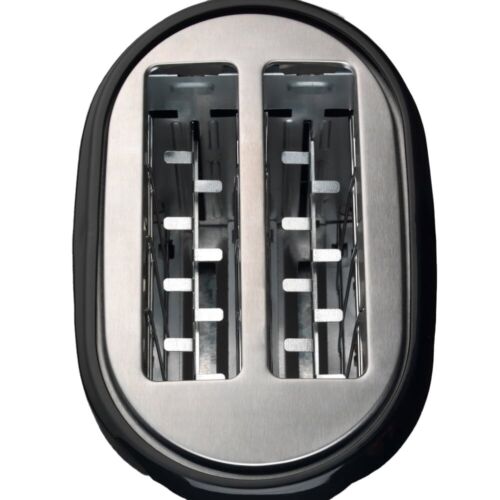 Salter 2 Slice Toaster Browning Control Deco Collection Black Stainless Steel - Picture 6 of 7