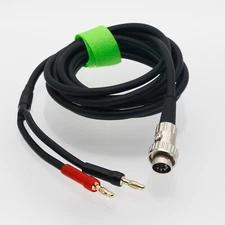 5Pin 180° DIN Twist Lock Audio Output to L/R 2x Banana Plug Cable 1~20' For NAIM