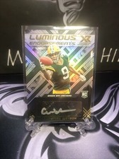 2022 XR Football Christian Watson Auto Rookie Packers Luminous Endorsements /99