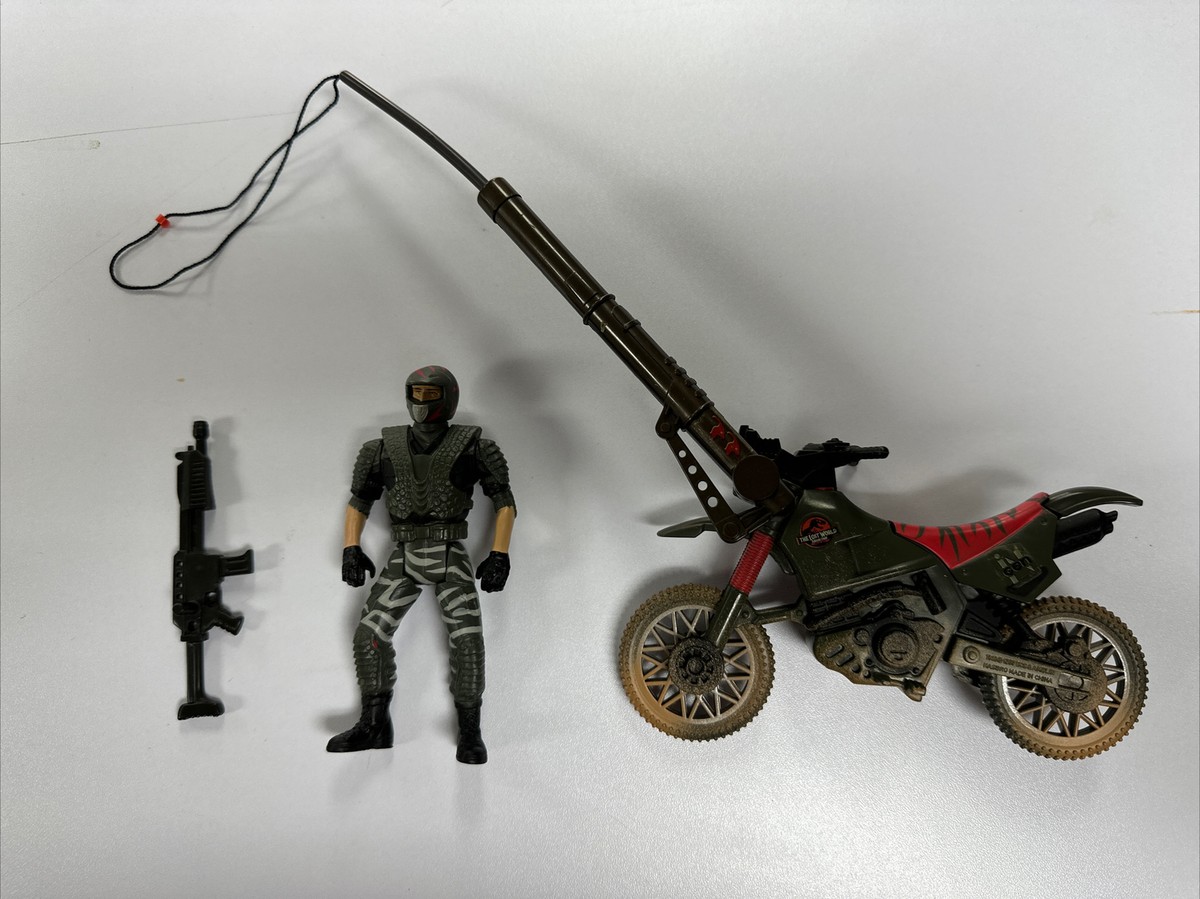 ロストワールドジュラシックパーク ダイノスネア・ダートバイクDINO SNARE Lost World Jurassic Park Dino Snare Dirtbike Review - YouTube