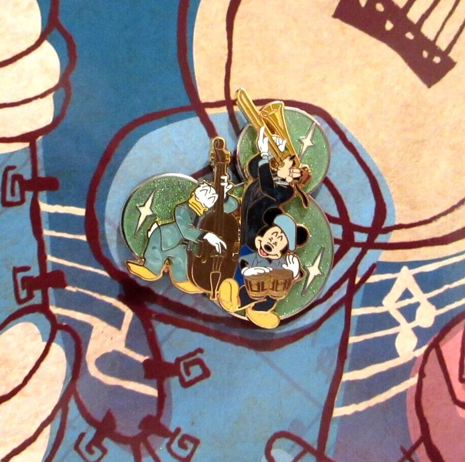 DISNEYLAND RESORT 2007 PIN - WHERE MUSIC COMES ALIVE MICKEY DONALD GOOFY-LE 1000 - Image 3 of 4