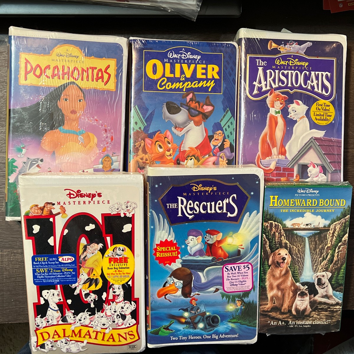 Disney Master Collection等 VHS11本セット(US版) Disney VHS 6 Movie Lot - Brand New, Sealed. Masterpiece Collection