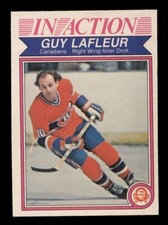 1982-83 O-PEE-CHEE HOCKEY #187 GUY LAFLEUR IN ACTION MONTREAL CANADIENS