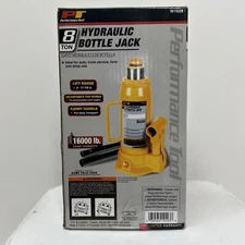 Performance Tool W1628 8-Ton Hydraulic Bottle Jack - Quantity 1