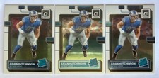 (3) 2022 Donruss Optic Aidan Hutchinson Rated Rookie Cards #213 Lions RC Card