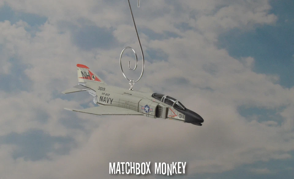 F-4B Phantom II US Navy VF-213 Christmas Ornament  Airplane F-4 USS Kitty Hawk - Image 4 of 4