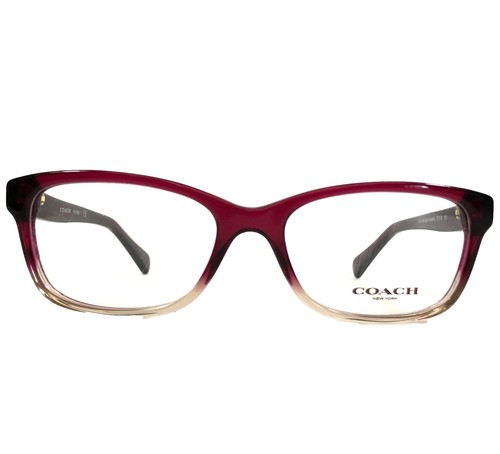 Coach 6087 5393 Burgundy Plastic Cat Eye Full Rim Eyeglasses  display picture 3
