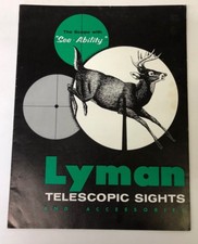 2 Catálogos Lyman Miras Telescópicas y Accesorios y Troqueles de Recarga Lyman CAZA