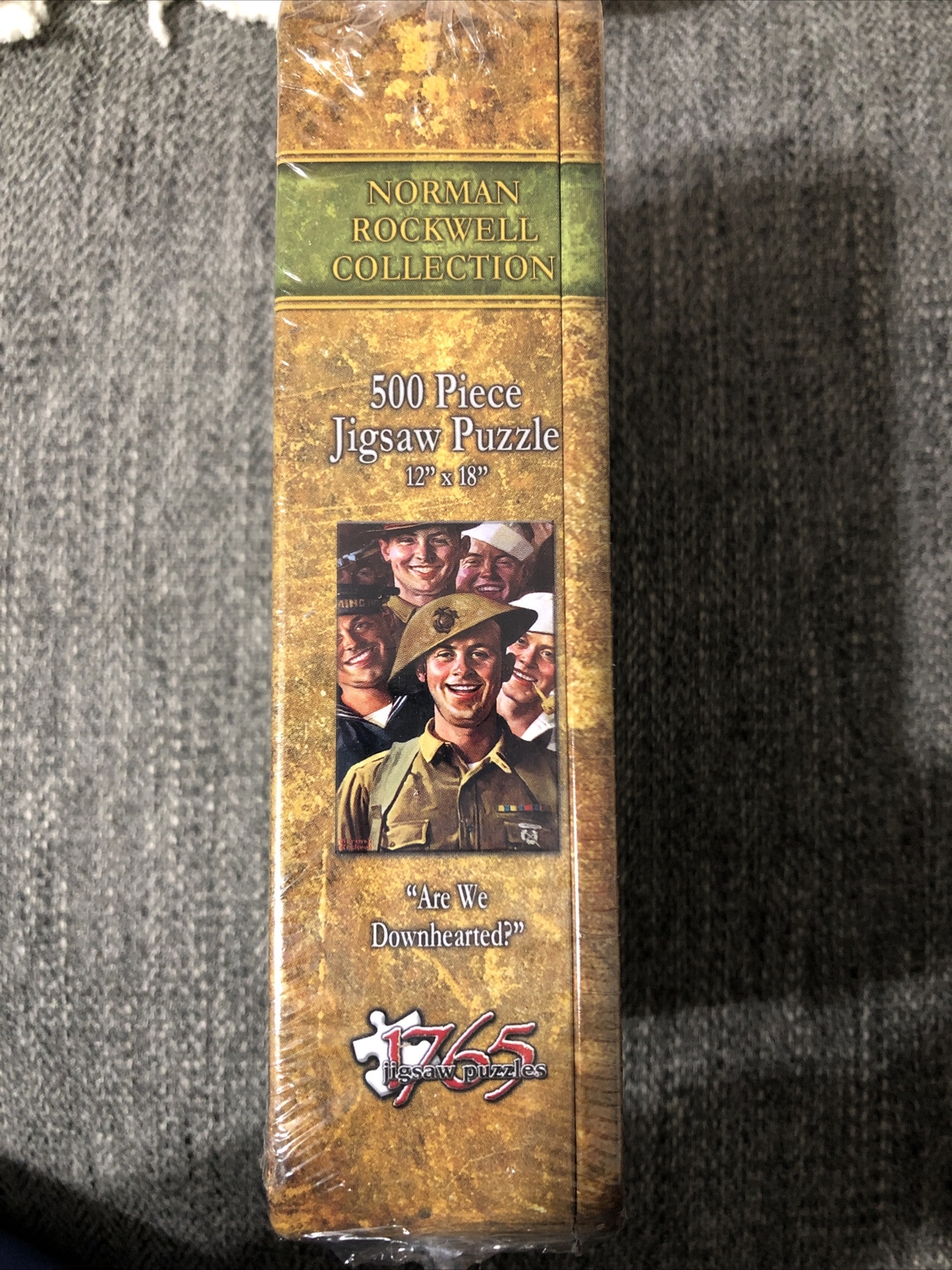 New~Norman Rockwell 500 Piece Jigsaw Puzzle In Storage Tin “Are We ...