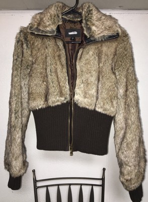 express faux fur jacket