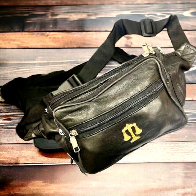 Law Bauchtasche Gold Legal Emblem Echtleder Schwarz Absolvent Geschenke für Anwalt