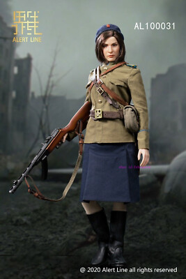 Alert Line 1/6 AL100031 Soviet Army Female Soldier Action Figure