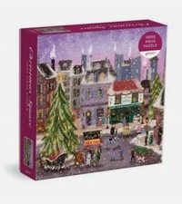 Galison 1000 Piece Puzzle Christmas Puzzle Holiday Festive Speed Puzzling