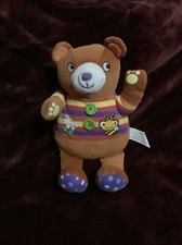 2008 Baby Toy Book Teddy bear soft play stuffed plush rattle hide seek